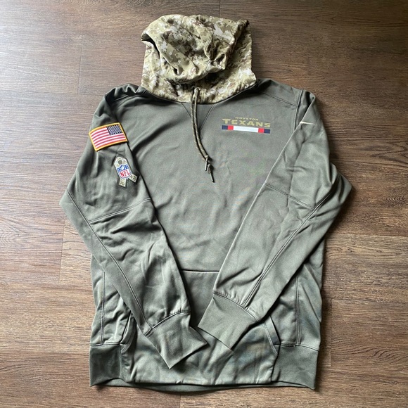 salute to service texans hoodie